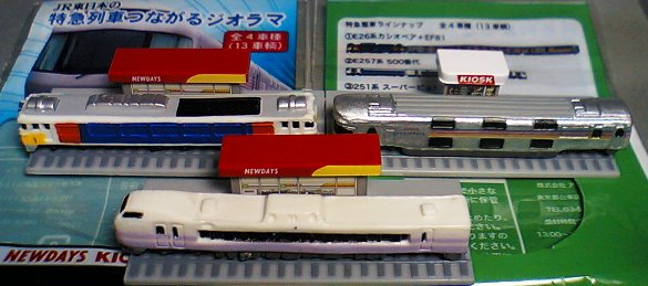 バラ売り可！NewDays JR東日本の特急列車つながるジオラマ - 鉄道模型